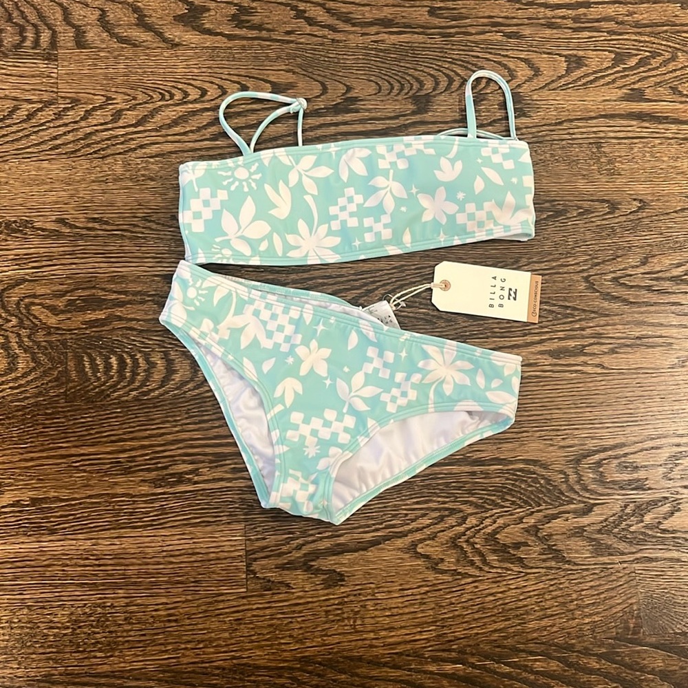 BILLABONG Girls Two Piece Bathing Suit- Size 14